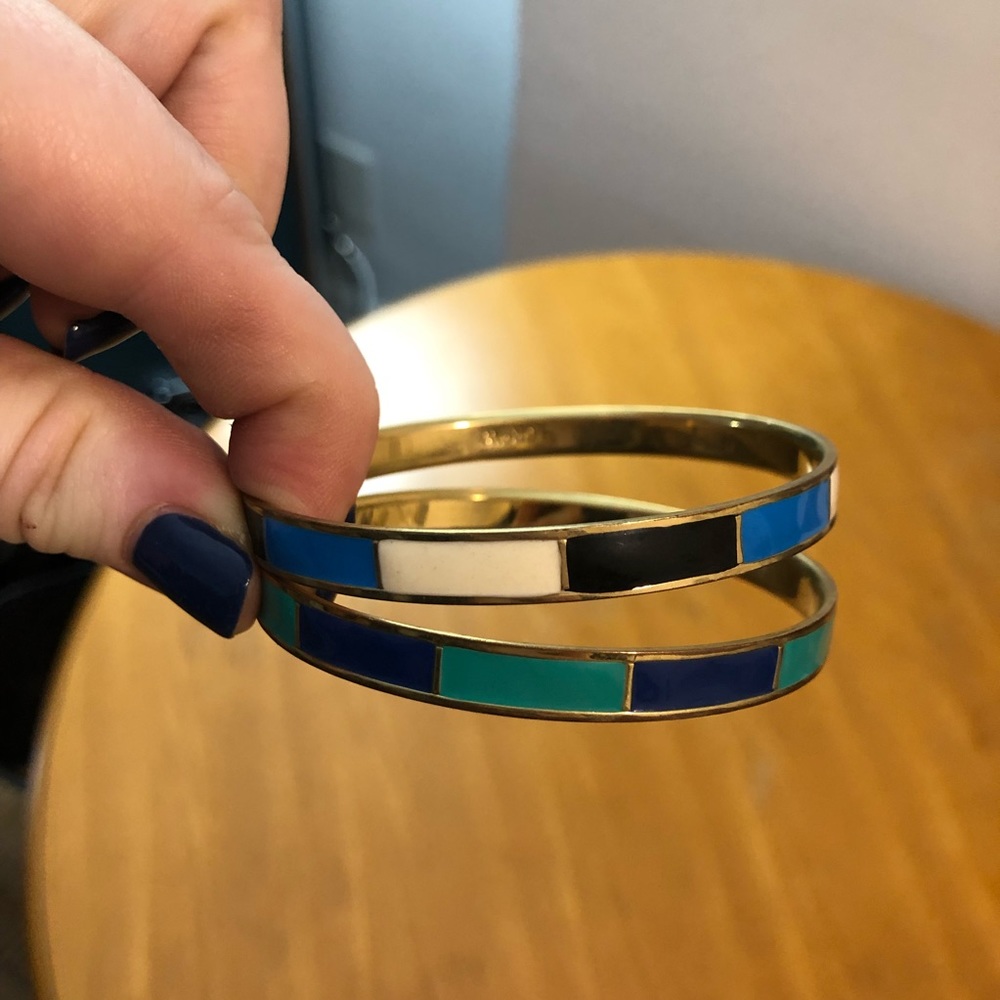 Jcrew enamel bangles